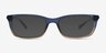 Coach HC6110 Blue Brown Gradient AcetateEyeglass Frames from EyeBuyDirect, with Tinted Lenses