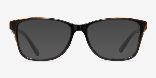 Coach HC6129 Black Tortoise AcetateEyeglass Frames from EyeBuyDirect, with Tinted Lenses