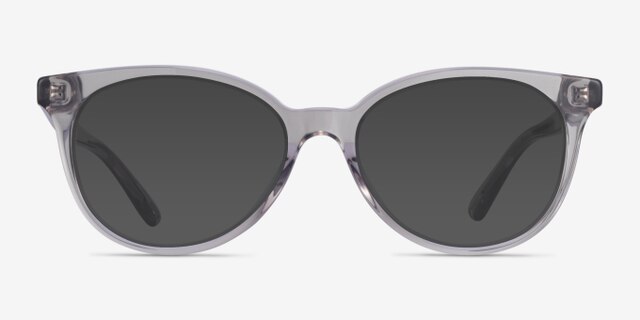 Coach HC6138U Transparent Gray AcetateEyeglass Frames from EyeBuyDirect, with Tinted Lenses