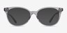 Coach HC6138U Transparent Gray AcetateEyeglass Frames from EyeBuyDirect, with Tinted Lenses