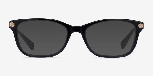Coach HC6142 Noir AcétateMontures de lunettes de vue d'EyeBuyDirect, Avec des Verres Teintés