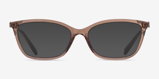 Coach HC6146U Transparent Brown PlasticEyeglass Frames from EyeBuyDirect, with Tinted Lenses