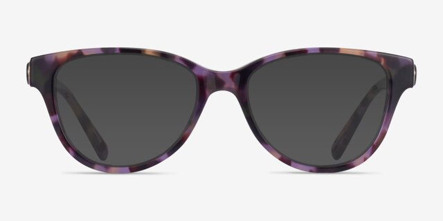 Coach HC6153 Purple Tortoise AcetateEyeglass Frames from EyeBuyDirect, with Tinted Lenses