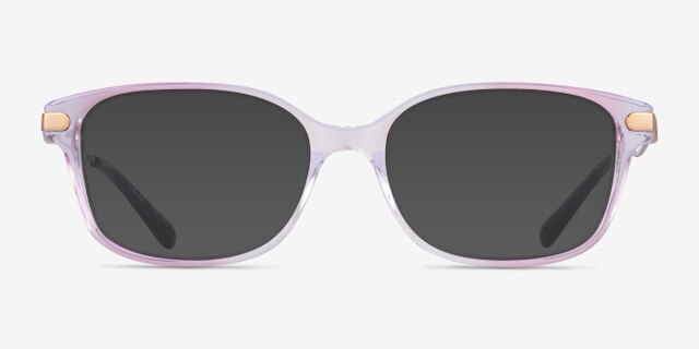 Coach HC6172 Gradient Transparent Purple AcetateEyeglass Frames from EyeBuyDirect, with Tinted Lenses