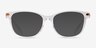 Coach HC6176 Clear AcetateEyeglass Frames from EyeBuyDirect, with Tinted Lenses