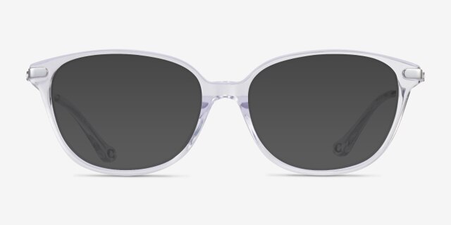 Coach HC6185 Crystal Clear AcetateEyeglass Frames from EyeBuyDirect, with Tinted Lenses