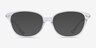 Coach HC6185 Crystal Clear AcetateEyeglass Frames from EyeBuyDirect, with Tinted Lenses