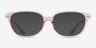 Coach HC6185 Transparent Pink Gold AcetateEyeglass Frames from EyeBuyDirect, with Tinted Lenses