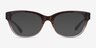 Coach HC6187 Transparent Brown Gradient AcetateEyeglass Frames from EyeBuyDirect, with Tinted Lenses