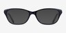 Ralph RA7020 Shiny Black AcetateEyeglass Frames from EyeBuyDirect, with Tinted Lenses