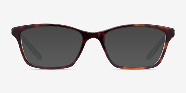 Ralph RA7044 Tortoise Blue AcetateEyeglass Frames from EyeBuyDirect, with Tinted Lenses