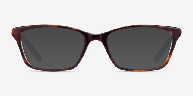 Ralph RA7044 Tortoise On Blue AcetateEyeglass Frames from EyeBuyDirect, with Tinted Lenses