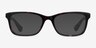 Ralph RA7069 Shiny Dark Tortoise AcetateEyeglass Frames from EyeBuyDirect, with Tinted Lenses