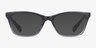 Ralph RA7071 Shiny Gradient Gray PlastiqueMontures de lunettes de vue d'EyeBuyDirect, Avec des Verres Teintés