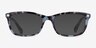 Ralph RA7089 Shiny Blue Tortoise AcetateEyeglass Frames from EyeBuyDirect, with Tinted Lenses
