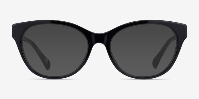Ralph RA7141 Shiny Black AcetateEyeglass Frames from EyeBuyDirect, with Tinted Lenses