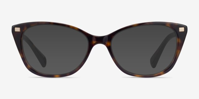 Ralph RA7146 Shiny Tortoise AcetateEyeglass Frames from EyeBuyDirect, with Tinted Lenses