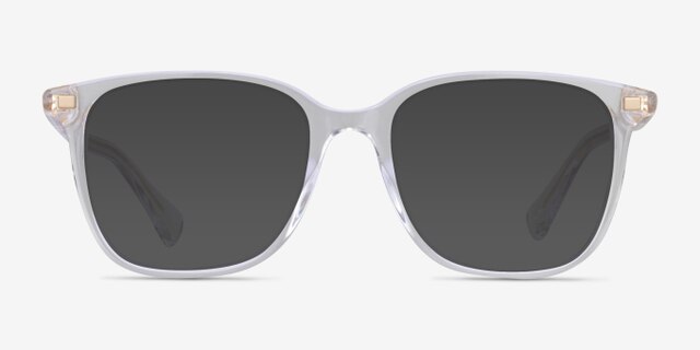 Ralph RA7147 Shiny Clear AcetateEyeglass Frames from EyeBuyDirect, with Tinted Lenses
