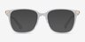 Ralph RA7147 Shiny Clear AcetateEyeglass Frames from EyeBuyDirect, with Tinted Lenses
