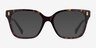 Ralph RA7158U Shiny Dark Tortoise AcetateEyeglass Frames from EyeBuyDirect, with Tinted Lenses