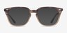 Ray-Ban RB4362V Striped Brown PlasticEyeglass Frames from EyeBuyDirect, with Tinted Lenses
