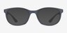 Ray-Ban RB7183 Liteforce Matte Gray PlasticEyeglass Frames from EyeBuyDirect, with Tinted Lenses