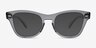 Ray-Ban RB0707V Transparent Gray PlasticEyeglass Frames from EyeBuyDirect, with Tinted Lenses