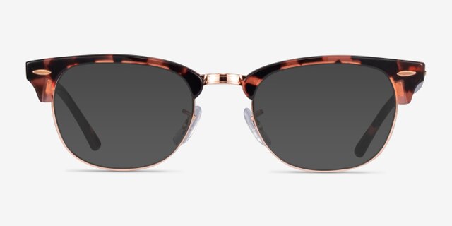 Ray-Ban RB5154 Clubmaster Tortoise Rose Gold AcetateEyeglass Frames from EyeBuyDirect, with Tinted Lenses