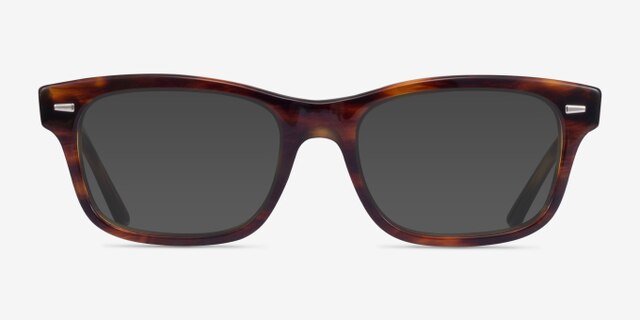 Ray-Ban RB5383 Tortoise Brown AcetateEyeglass Frames from EyeBuyDirect, with Tinted Lenses