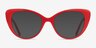 Vogue Eyewear VO5422 Red PlasticEyeglass Frames from EyeBuyDirect, with Tinted Lenses