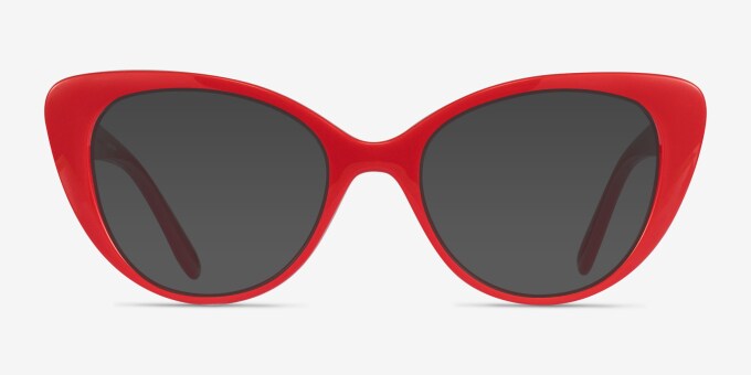 Vogue Eyewear VO5422 - Cat Eye Red Frame Glasses For Women  display picture 2