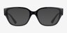 Vogue Eyewear VO5458B Shiny Black PlasticEyeglass Frames from EyeBuyDirect, with Tinted Lenses