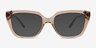 Vogue Eyewear VO5477B Transparent Brown PlasticEyeglass Frames from EyeBuyDirect, with Tinted Lenses
