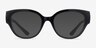 Vogue Eyewear VO5482 Shiny Black PlasticEyeglass Frames from EyeBuyDirect, with Tinted Lenses