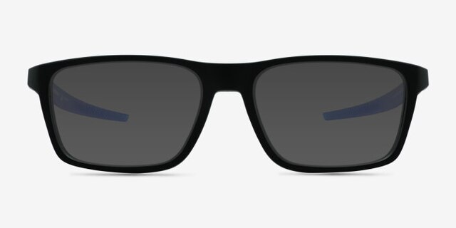 Oakley Port Bow Black PlasticEyeglass Frames from EyeBuyDirect, with Tinted Lenses