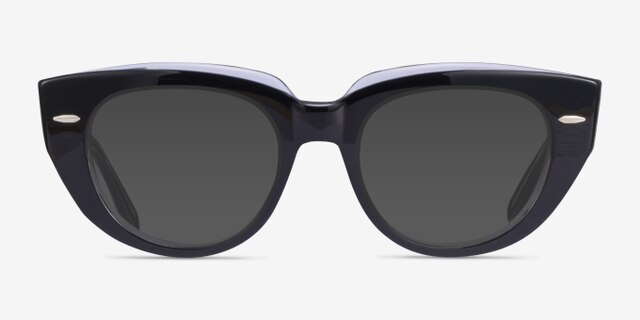 Ray-Ban RB5586 Doreen Black AcetateEyeglass Frames from EyeBuyDirect, with Tinted Lenses