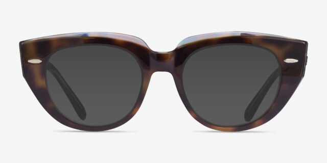 Ray-Ban RB5586 Doreen Tortoise AcetateEyeglass Frames from EyeBuyDirect, with Tinted Lenses