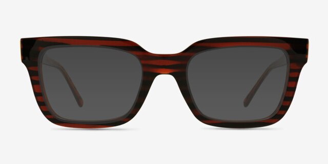 Vogue Eyewear VO5611B Striped Eco-friendlyEyeglass Frames from EyeBuyDirect, with Tinted Lenses