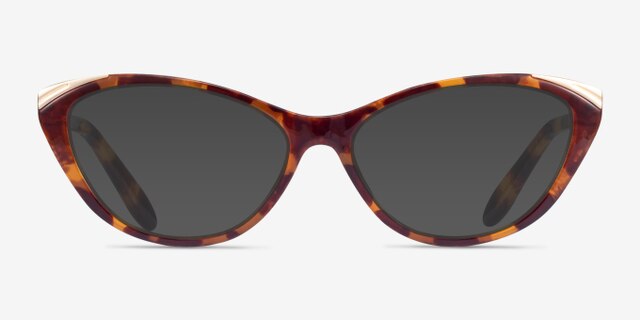 Ralph RA7121 Brown Tortoise PlasticEyeglass Frames from EyeBuyDirect, with Tinted Lenses