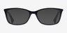 Ralph RA7130 Shiny Black PlasticEyeglass Frames from EyeBuyDirect, with Tinted Lenses