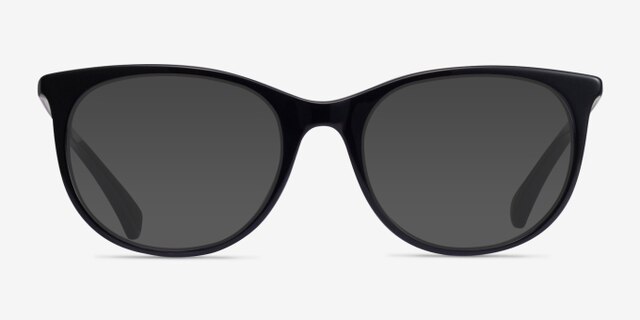Ralph RA7139 Shiny Black AcetateEyeglass Frames from EyeBuyDirect, with Tinted Lenses