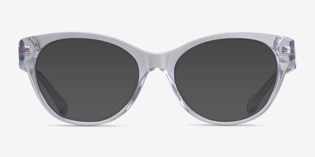 Ralph RA7141 Clear AcetateEyeglass Frames from EyeBuyDirect, with Tinted Lenses