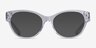 Ralph RA7141 Clear AcetateEyeglass Frames from EyeBuyDirect, with Tinted Lenses