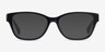 Ralph RA7150 Black AcetateEyeglass Frames from EyeBuyDirect, with Tinted Lenses