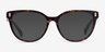 Ralph RA7153 Dark Tortoise AcetateEyeglass Frames from EyeBuyDirect, with Tinted Lenses