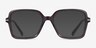 Oakley Sharp Line Polished Amethyst PlasticEyeglass Frames from EyeBuyDirect, with Tinted Lenses