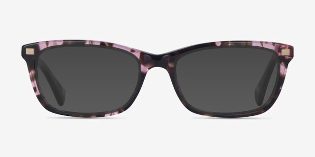 Ralph RA7089 Purple Tortoise AcetateEyeglass Frames from EyeBuyDirect, with Tinted Lenses