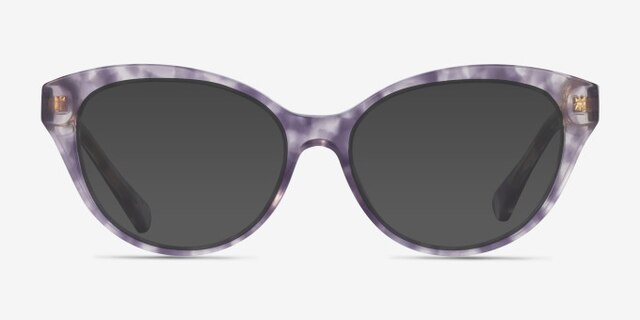 Ralph RA7116 Purple Tortoise AcetateEyeglass Frames from EyeBuyDirect, with Tinted Lenses