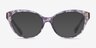 Ralph RA7116 Purple Tortoise AcetateEyeglass Frames from EyeBuyDirect, with Tinted Lenses