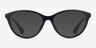 Ralph RA7140U Black PlasticEyeglass Frames from EyeBuyDirect, with Tinted Lenses